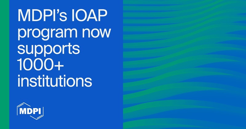 MDPI’s Open Access Program Reaches 1,000 Institutions Worldwide