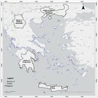 Map of the regions (Source: Authors, 2025).