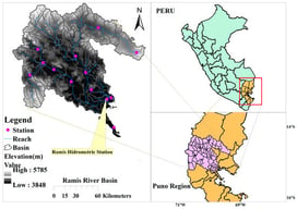 Location and spatial configuration of the Ramis River basin.