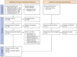 PRISMA 2020 flow diagram of study selection process. PRISMA: Preferred Reporting Items for Systematic Reviews and Meta-Analyses.
