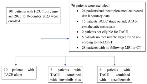 Flowchart of the participants.