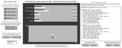 Screenshot of the JQIE user interface developed with NetLogo.