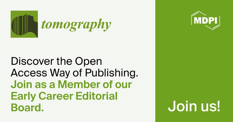 Recruiting Early Career Editorial Board Members for Tomography