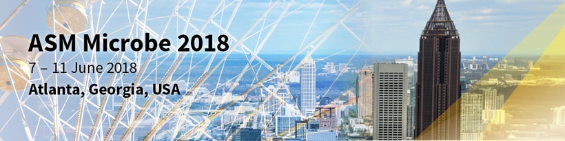 Join us at ASM Microbe 2018, Atlanta, GA, USA, 8–10 June 2018
