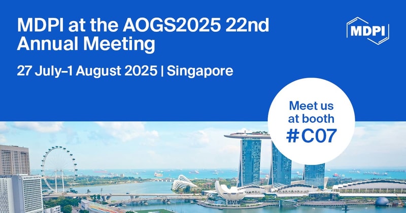 Meet Us at the AOGS2025 22nd Annual Meeting, 27 July–1 August 2025, Singapore