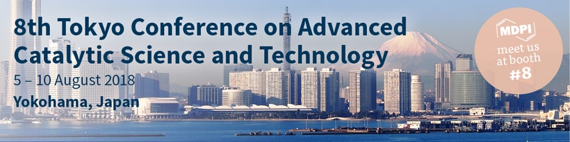 Meet US at the 8th Tokyo Conference on Advanced Catalytic Science and Technology (TOCAT8) in Yokohama, Japan, 5–10 August 2018