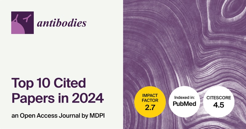 Antibodies | Top 10 Cited Papers in 2024