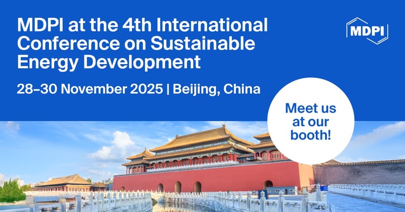 Meet Us at the 4th International Conference on Sustainable Energy Development, 28–30 November 2025, Beijing, China