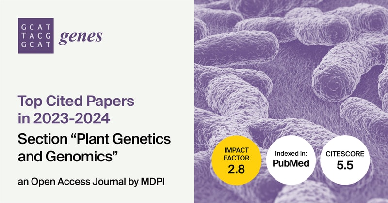 Genes | Top Cited Papers Published in 2023–2024 in the “Plant Genetics and Genomics” Section