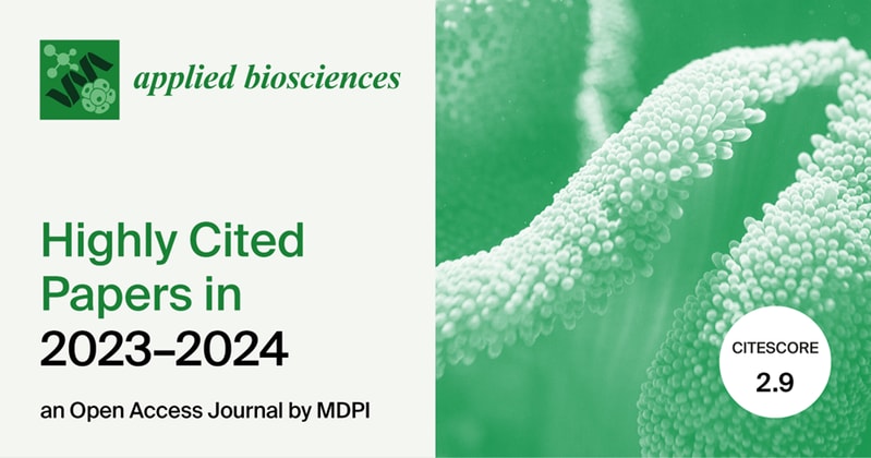 Applied Biosciences | Highly Cited Papers Published in 2023–2024