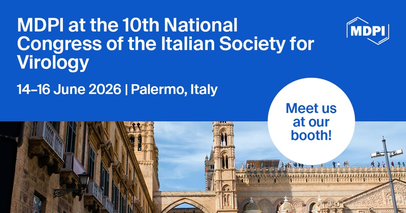 Meet Us at the 10th National Congress of the Italian Society for Virology, 14–16 June 2026, Palermo, Italy
