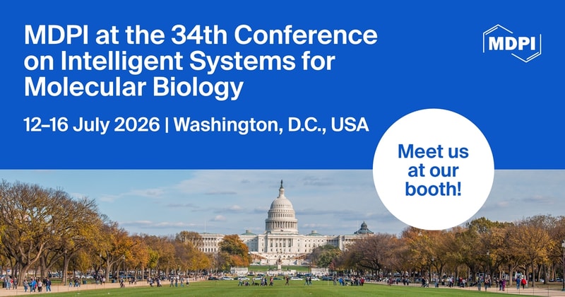 Meet Us at the 34th Conference on Intelligent Systems for Molecular Biology (ISMB 2026), 12–16 July 2026, Washington, DC., USA
