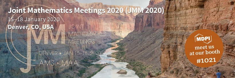Meet us at the Joint Mathematics Meetings 2020 (JMM 2020), in Denver, CO, USA