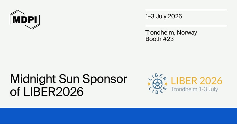 MDPI Joins LIBER 2026 as Midnight Sun Sponsor