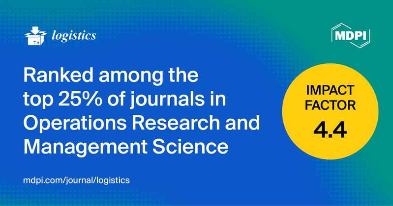 Logistics Receives an Updated Impact Factor of 4.4