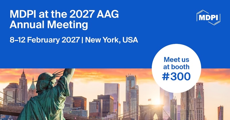 Meet Us at the 2027 AAG Annual Meeting, 8–12 February 2027, New York, USA