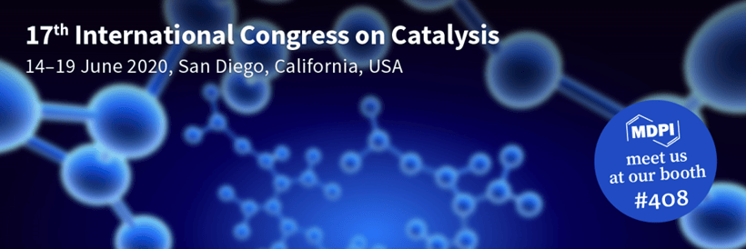 Meet us at the 17th International Congress on Catalysis, San Diego, California, USA, June 14-19, 2020