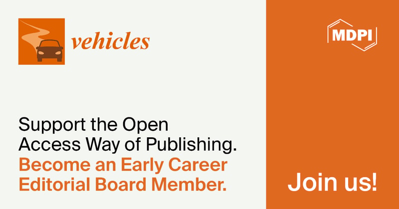 Recruiting Early Career Editorial Board Members for Vehicles
