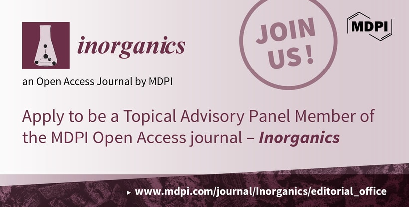 Recruiting Topical Advisory Panel Members for Inorganics