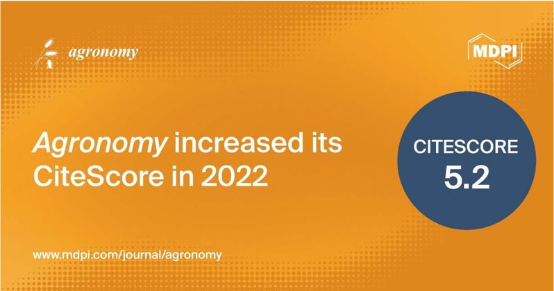 Agronomy Receives an Updated CiteScore of 5.2