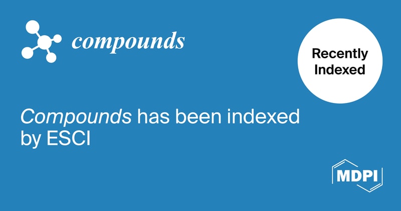 Compounds Accepted into the Emerging Sources Citation Index of the Web of Science