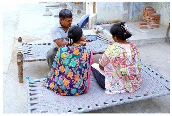 Narrowcasting Short Films: Atmiyata champions “narrowcasting” (sharing films directly with small groups) to raise awareness of the social determinants of mental health. (Reproduced with permission from Atmiyata, Conscious Food Systems Alliance Case Study Collection, published by CoFSA, 2022 [44]).