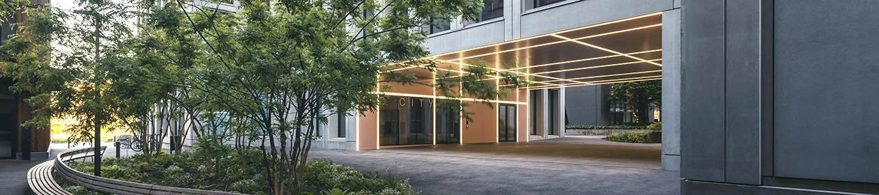 Entrance of MDPI headquarters in Basel, Switzerland