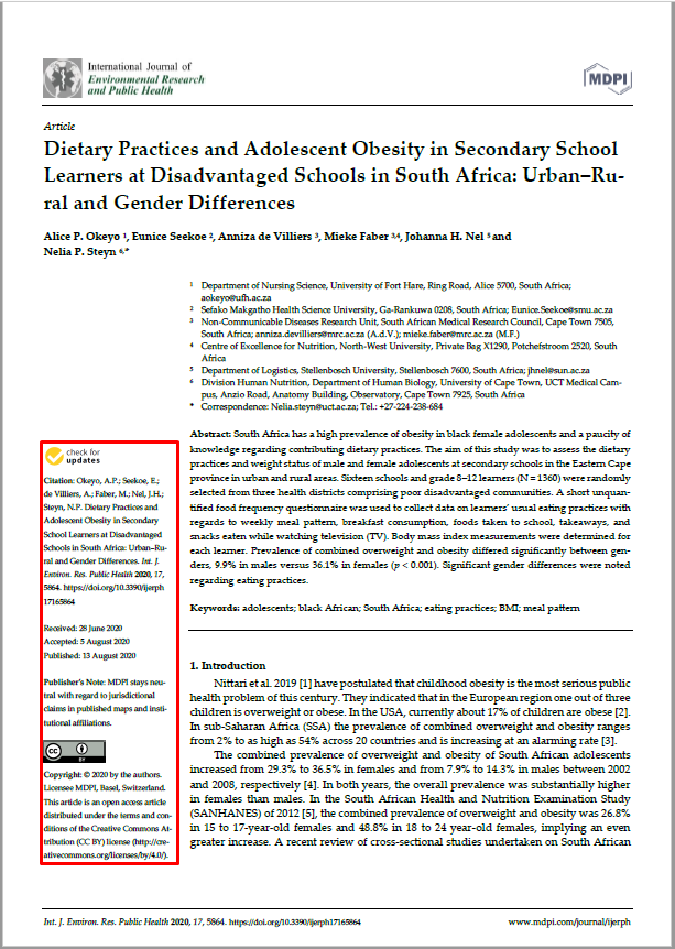 cover letter for mdpi journal