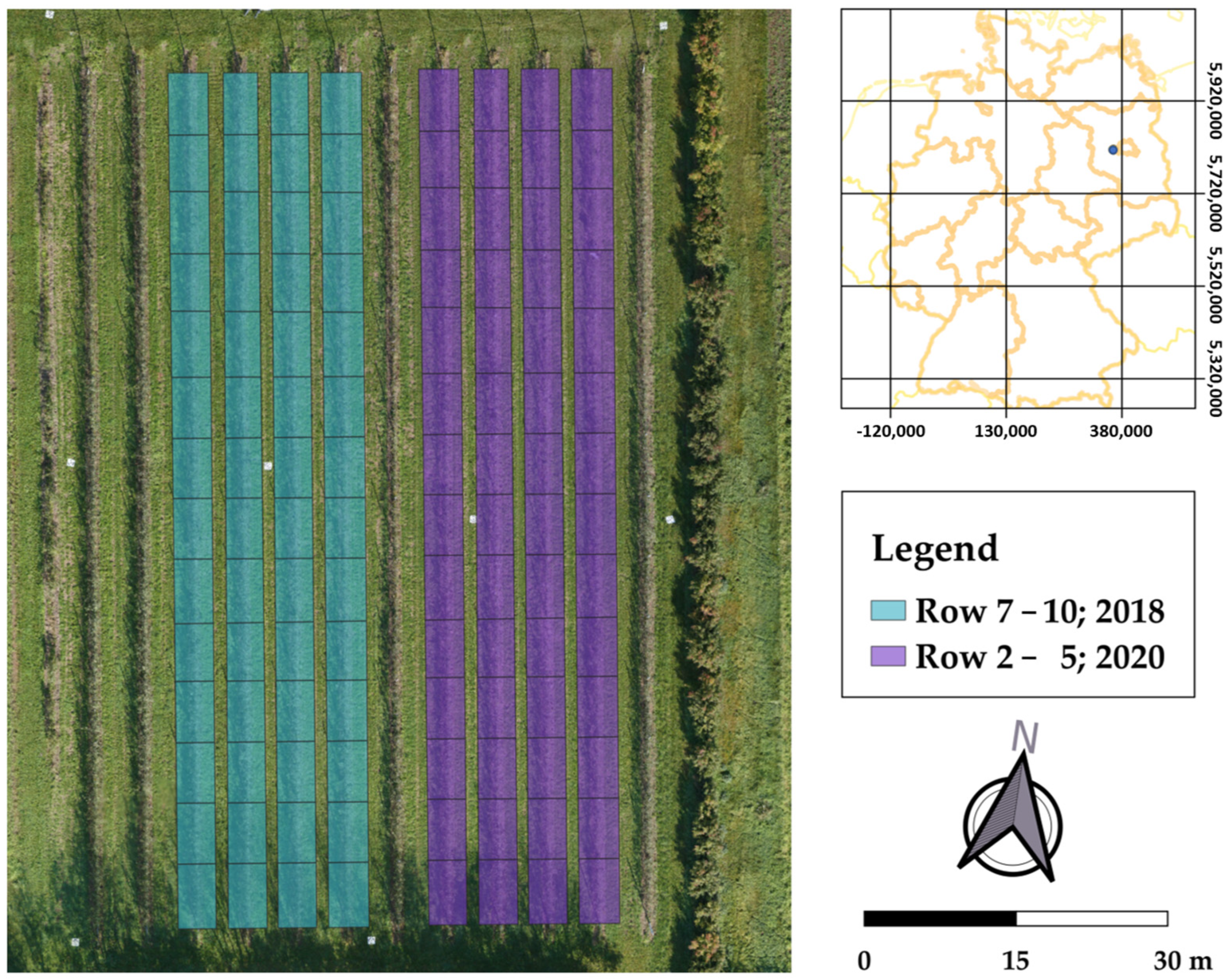 Fruit Detection and Yield Mass Estimation from a UAV Based RGB Dense ...