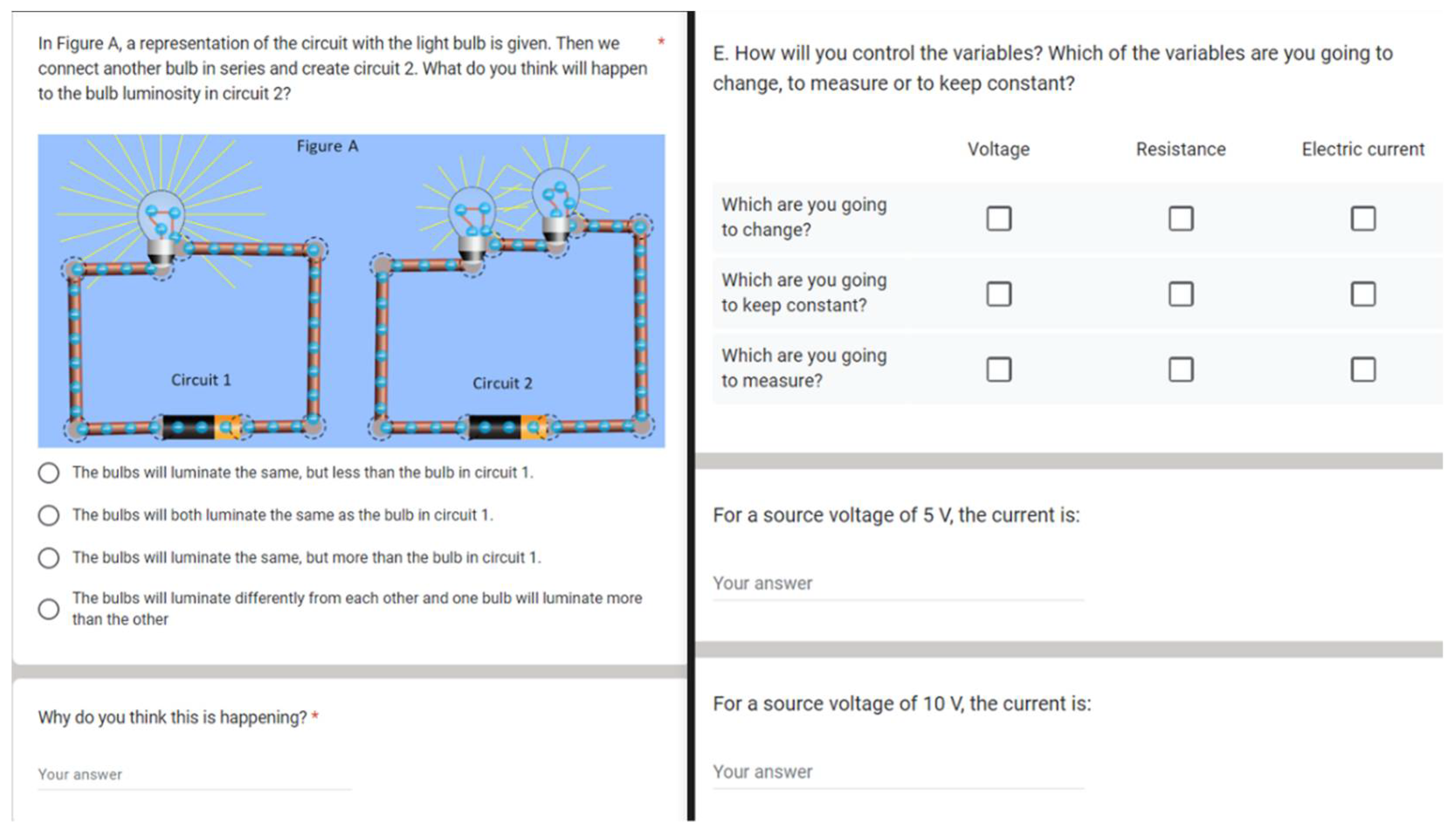 Control Variable Statistics Didactic Figure Assessing Students’ Ability to Apply the Control of Variables Strategy ...