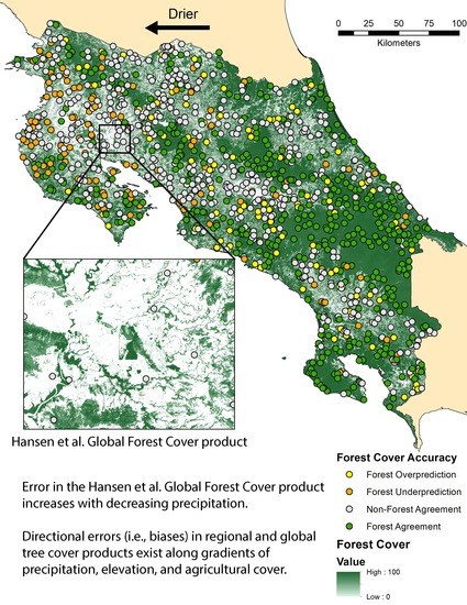 Identifying Biases in Global Tree Cover Products: A Case Study in Costa ...