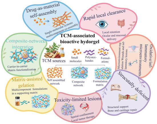 Traditional Chinese Medicine-Associated Bioactive Hydrogels: Material ...