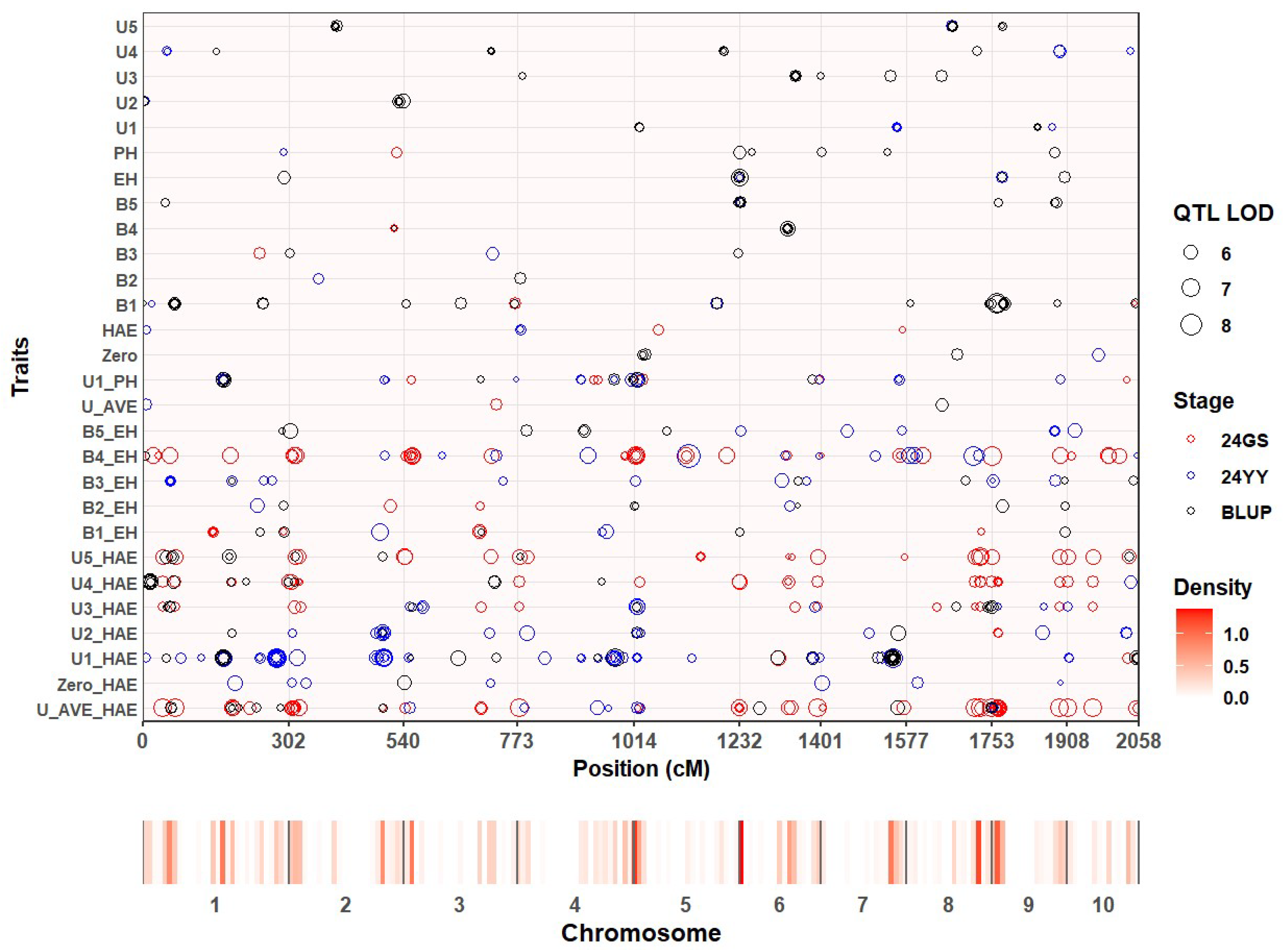 Genetic Mapping Identifies Stable QTL and Candidate Genes Regulating ...