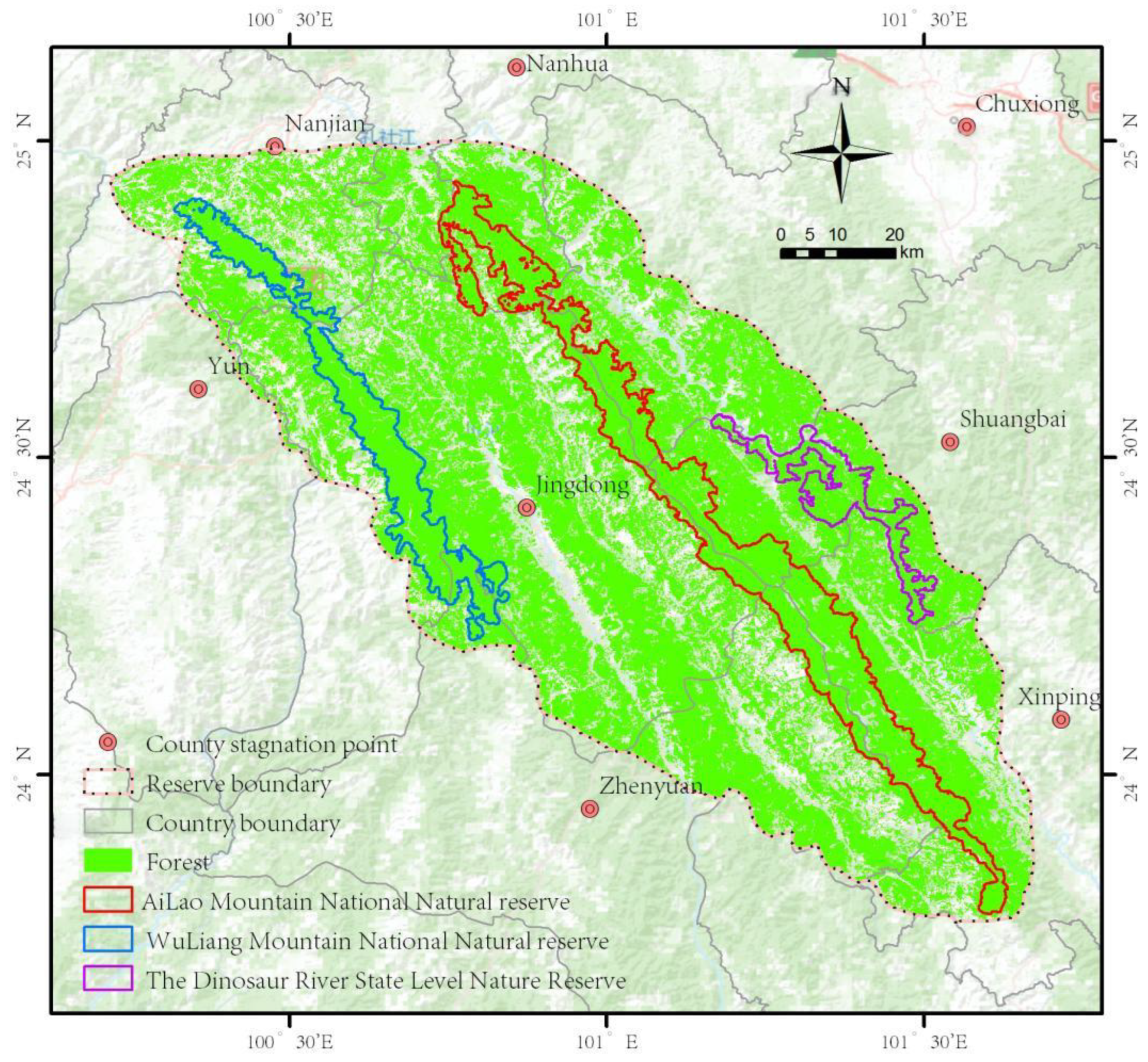 Ecological Network Construction of a National Park Based on MSPA and ...