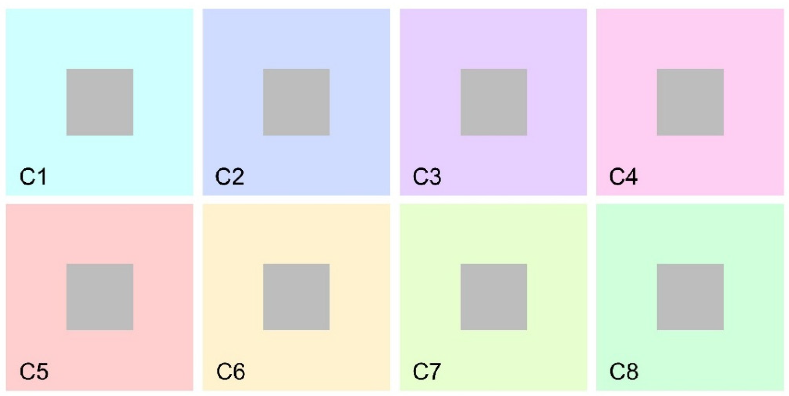 Simultaneous Color Contrast Increments with Complexity and Identity of ...