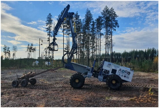 The modular offroad vehicle AORO (Arctic Offroad Robotics Lab).