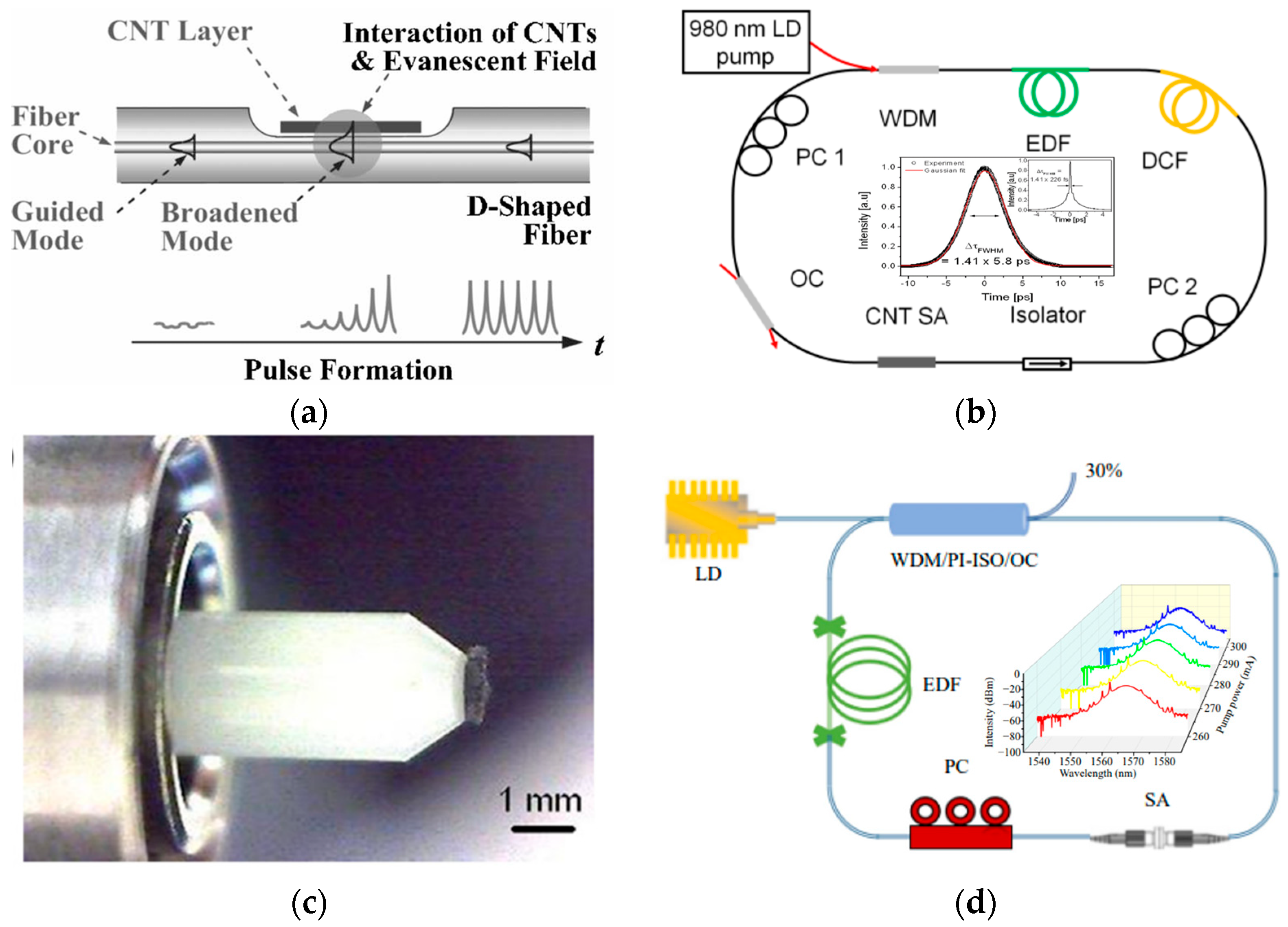 Research Progress of Passively Mode-Locked Fiber Lasers Based on ...