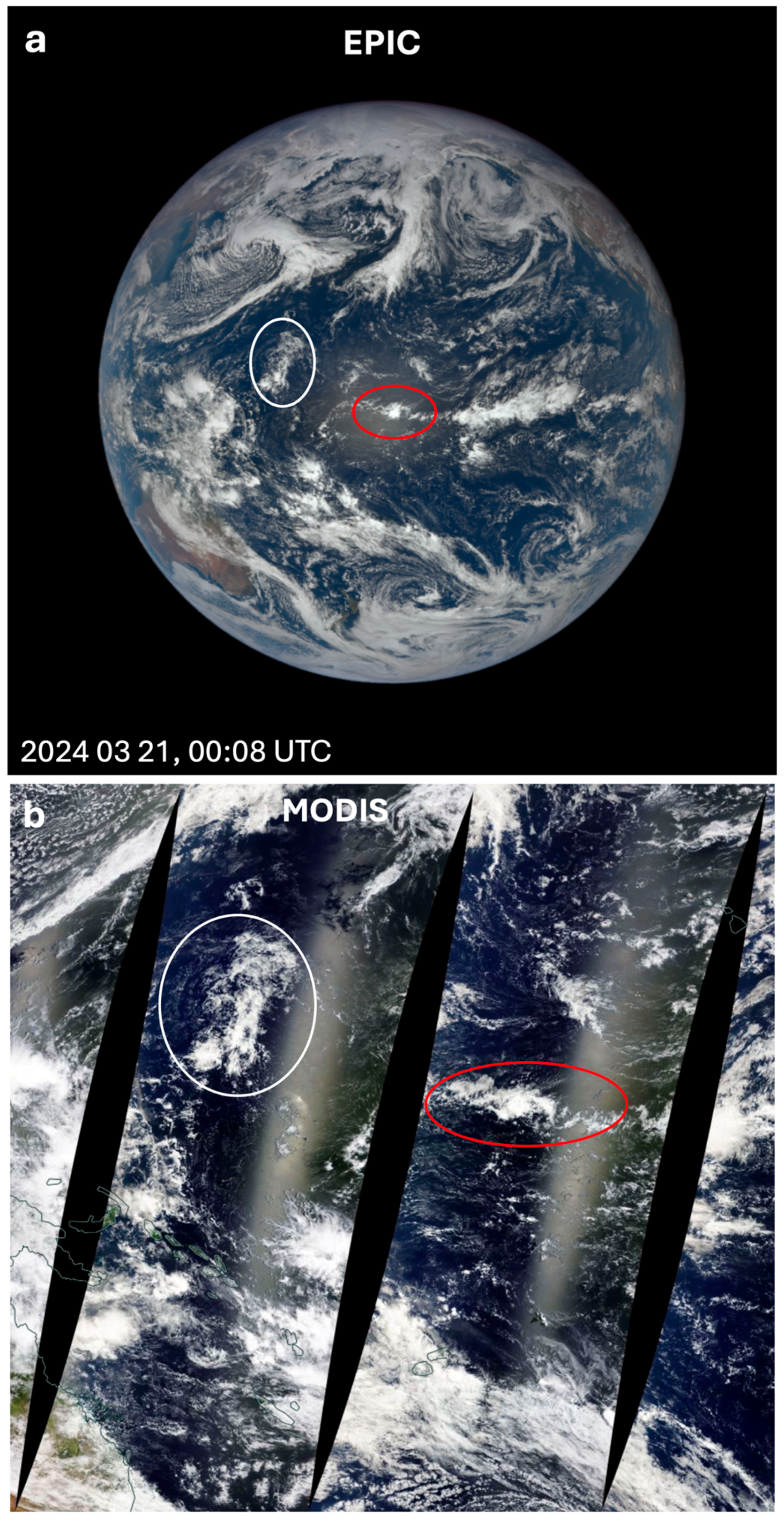 Effect of Sun Glints from Ice Clouds on MODIS Data Products