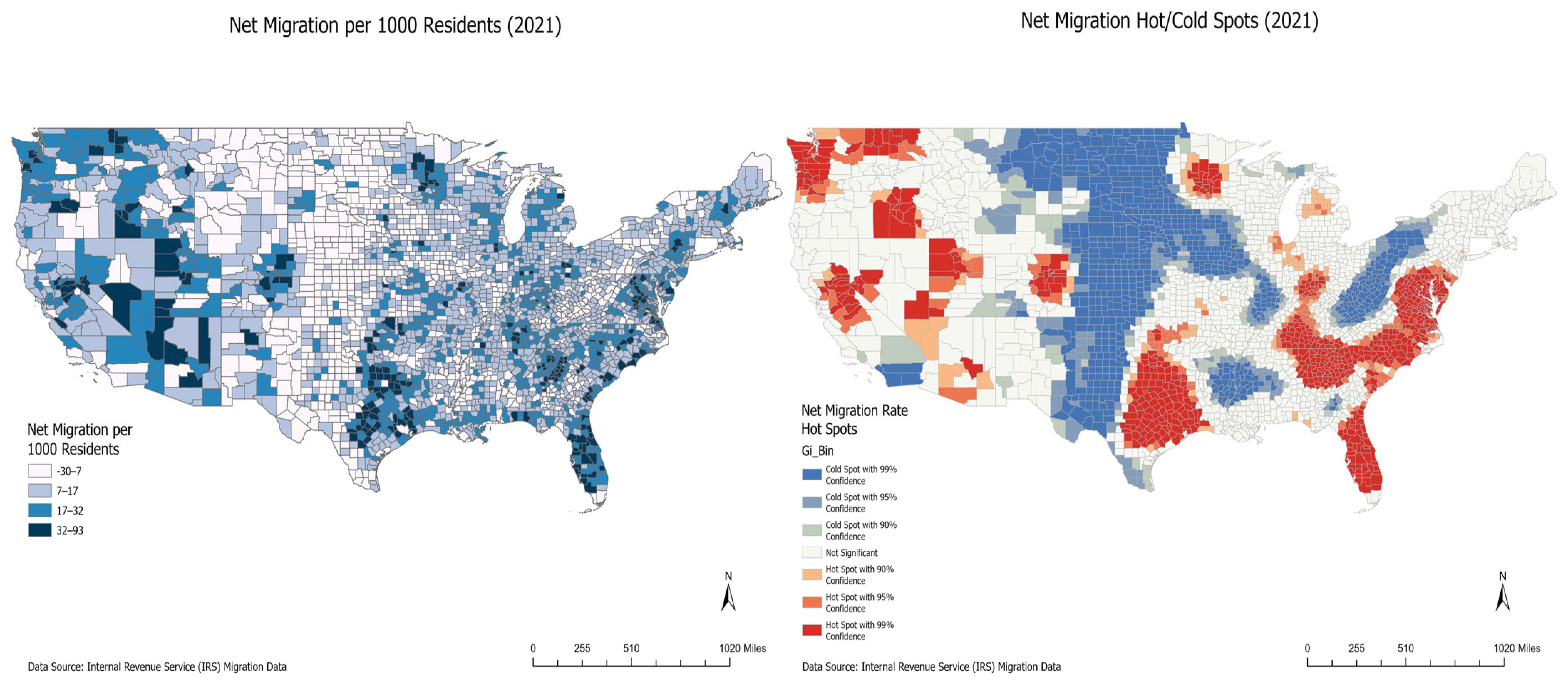 Spatial Data Patterns Temperature Anomaly and Residential Mobility: Spatial Patterns, Tipping ...