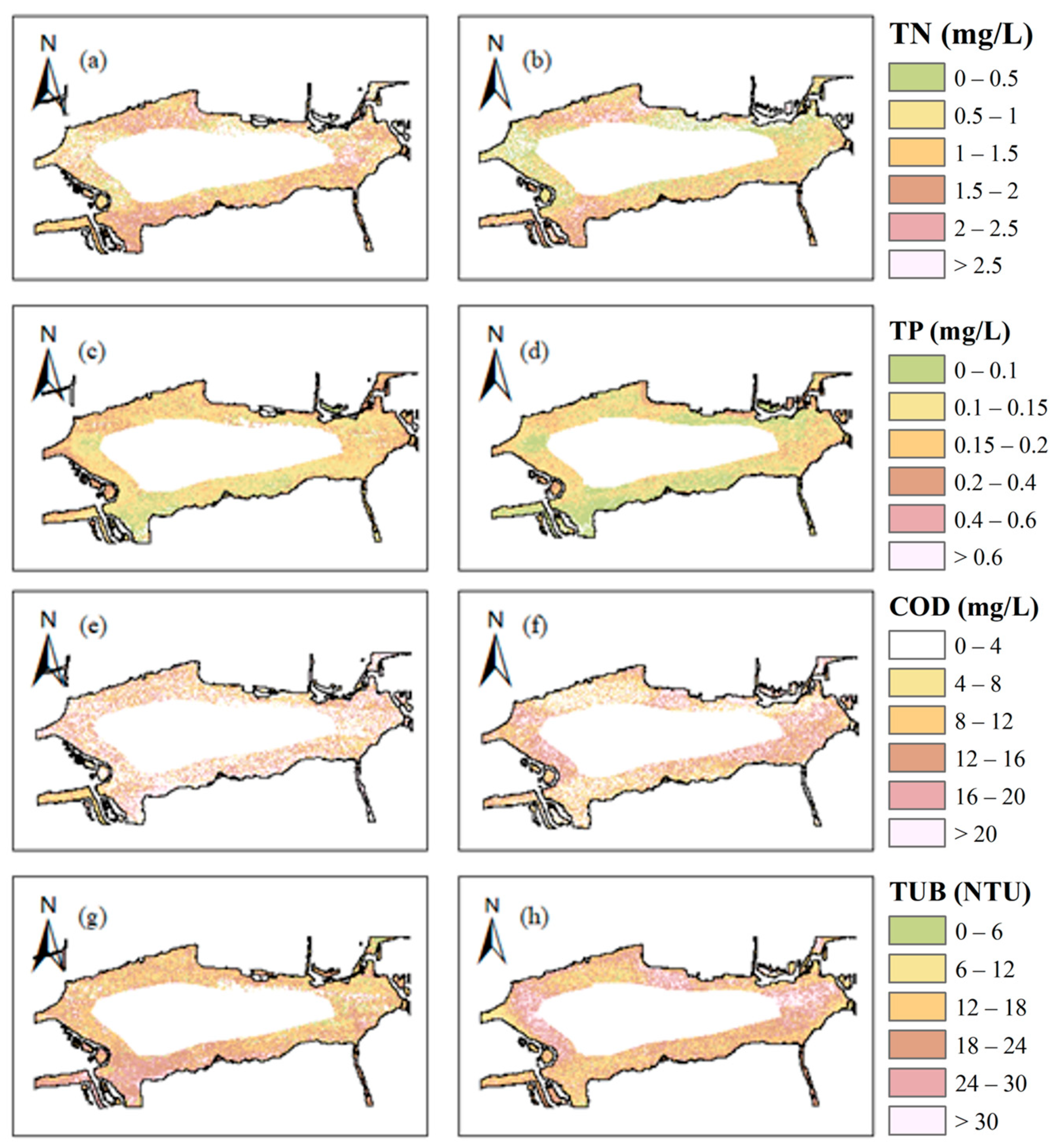 Machine Learning Based Inversion of Water Quality Parameters in Typical ...
