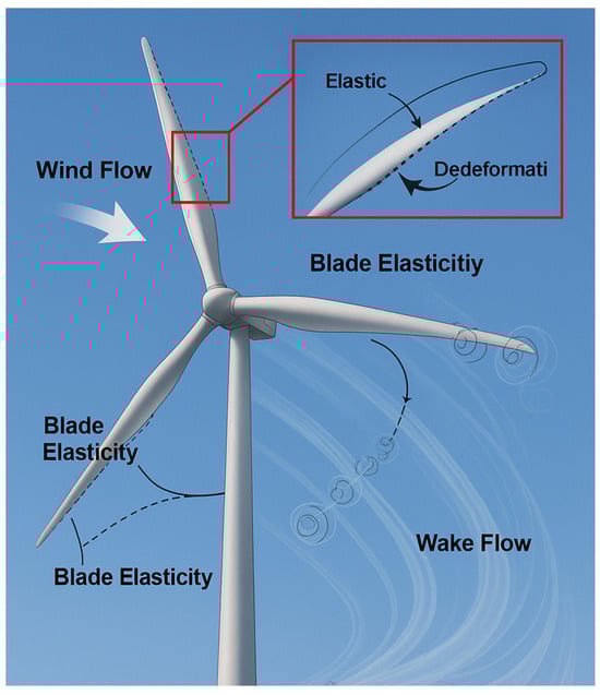 Coupled aerodynamic–structural behavior of wind turbine blades.